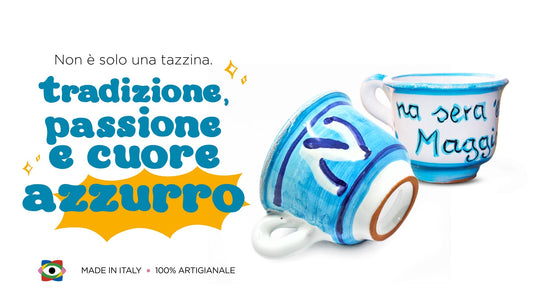 100 Anni Napoli. Tazzine Artigianali, Vassoi e Poster per celebrare la storia del Calcio Napoli